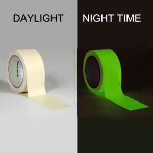 Glow in the Dark night glow vinyl self Adhesive tape 2 inch X 4 Ft